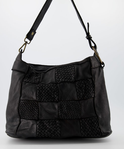 Anouk - Washed - Shoulder bags - Black -  - Bronze
