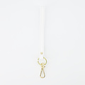 Puck - Washed - Keychain holders - White - D01 - Gold