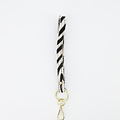 Puck - Vacht - Sleutelhangers - Zwart/Wit - Zebra - Goudkleurig