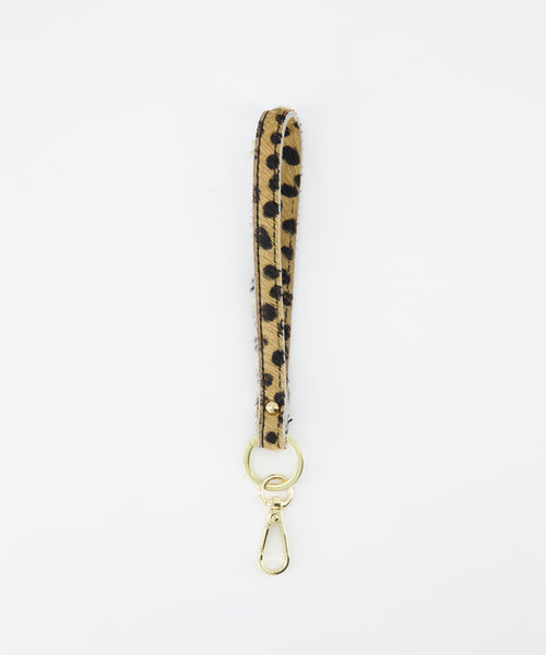 Puck - Hair - Keychain holders -  - Cheetah - Gold