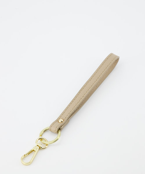 Puck - Classic Grain - Sleutelhangers - Taupe - D05 - Goudkleurig