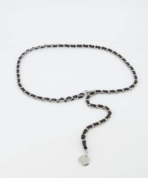 Josh Riem - Sauvage - Riemen - Zwart -  - Zilverkleurig