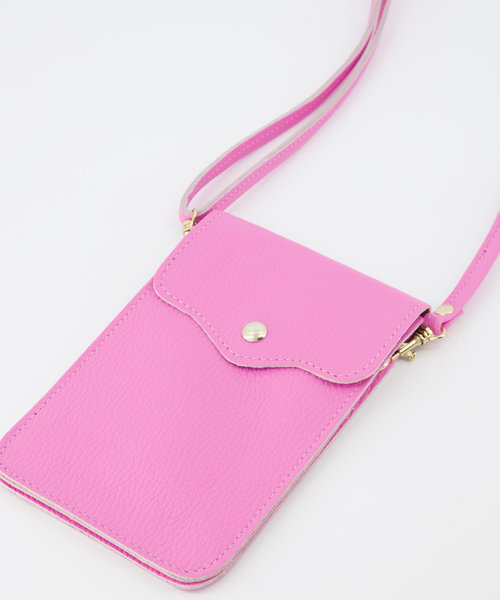 Pona - Classic Grain - Crossbody bags - Pink - T218 - Gold