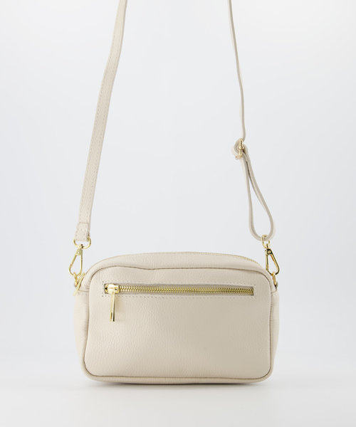 Irene - Classic Grain - Crossbody bags - Beige - Ecru D37 - Gold