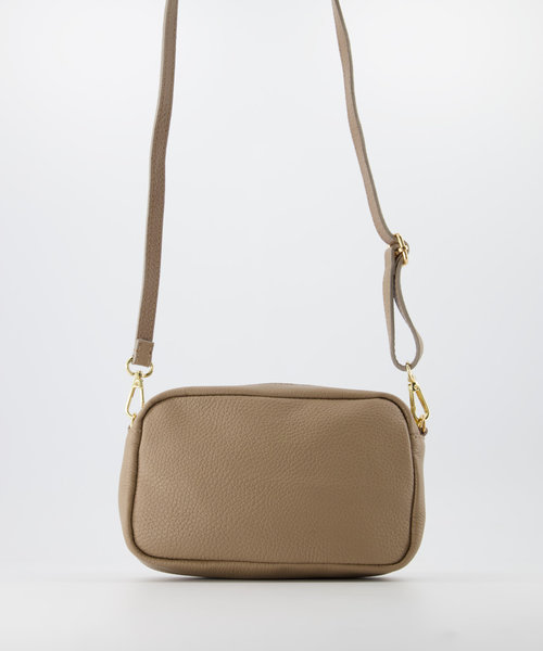 Irene - Classic Grain - Crossbody bags - Taupe - D05 - Gold