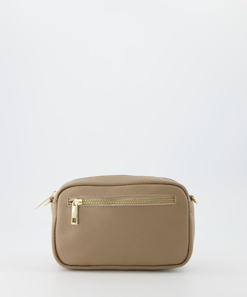 Irene - Classic Grain - Crossbody bags - Taupe - D05 - Gold