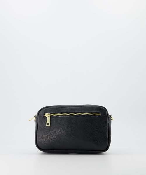 Irene - Classic Grain - Crossbody bags - Black - D28 - Gold