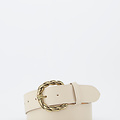 Lorelei - Classic Grain - Riemen met gesp - Beige - Ecru - Goudkleurig