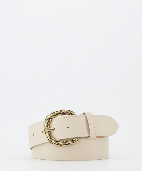 Lorelei - Classic Grain - Belts with buckles - Beige - Ecru - Gold