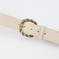 Lorelei - Classic Grain - Belts with buckles - Beige - Ecru - Gold