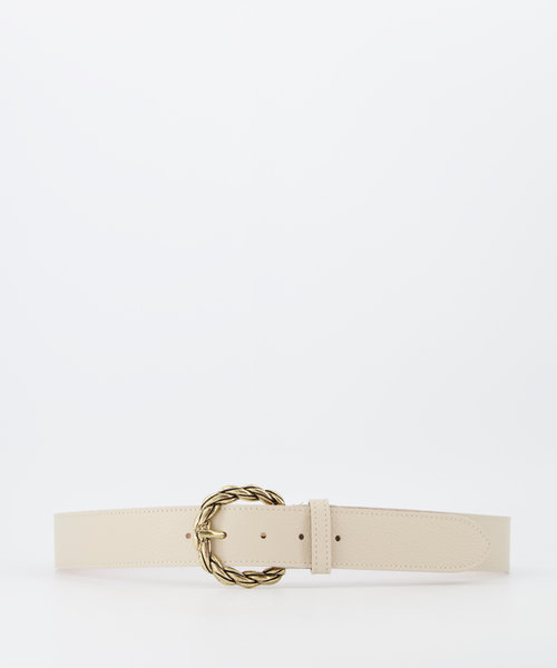 Lorelei - Classic Grain - Riemen met gesp - Beige - Ecru - Goudkleurig