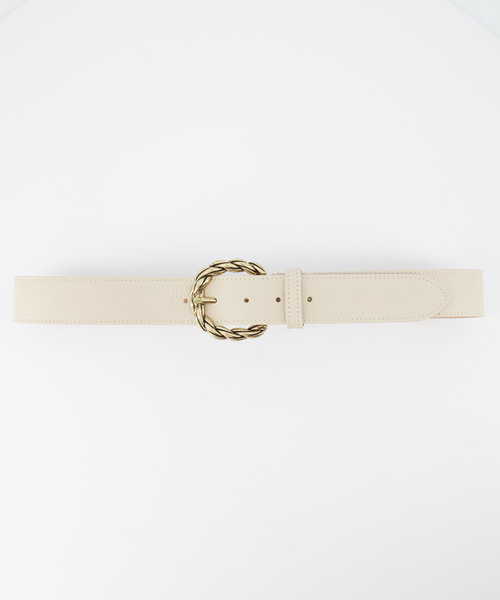 Lorelei - Classic Grain - Riemen met gesp - Beige - Ecru - Goudkleurig