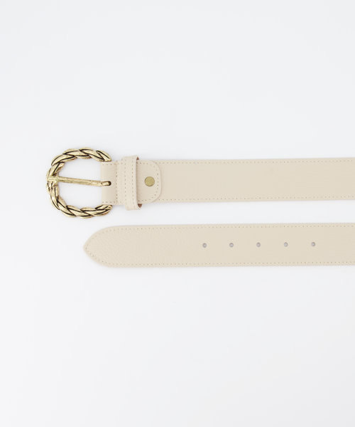 Lorelei - Classic Grain - Belts with buckles - Beige - Ecru - Gold