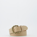 Lorelei - Classic Grain - Belts with buckles - Taupe -  - Gold