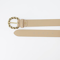 Lorelei - Classic Grain - Belts with buckles - Taupe -  - Gold