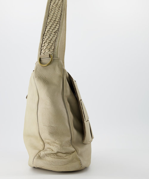 Manon - Washed - Shoulder bags - Beige - Zand - Bronze