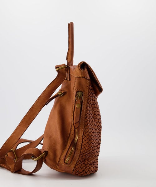 Loes - Washed - Backpacks - Brown - Cognac - Bronze