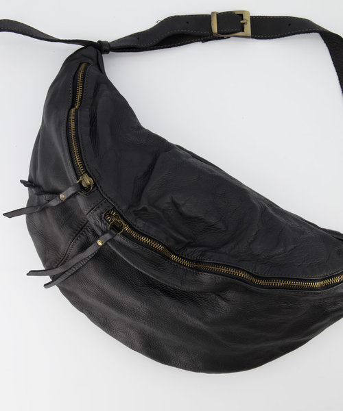 Crossbody bags | Pleun - Washed - Crossbody bags - Black - - Bronze ...