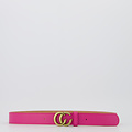 Cecile - Classic Grain - Belts with buckles - Pink - Magenta T2042 - Gold