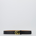 Cecile - Classic Grain - Belts with buckles - Black - D28 - Gold