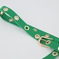 Avery - Classic Grain - Belts with buckles - Green - Kelly Green T6138 - Gold