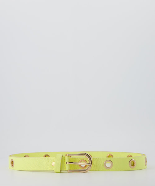 Avery - Classic Grain - Belts with buckles - Yellow - T0620 - Gold