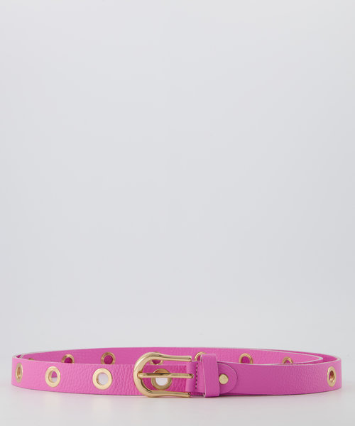 Avery - Classic Grain - Belts with buckles - Pink - T2018 - Gold