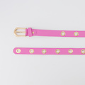 Avery - Classic Grain - Belts with buckles - Pink - T2018 - Gold