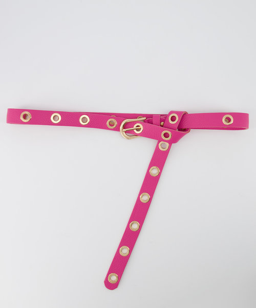 Avery - Classic Grain - Belts with buckles - Pink - Magenta T2042 - Gold