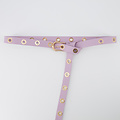 Avery - Classic Grain - Belts with buckles - Purple - Lila D55 - Gold
