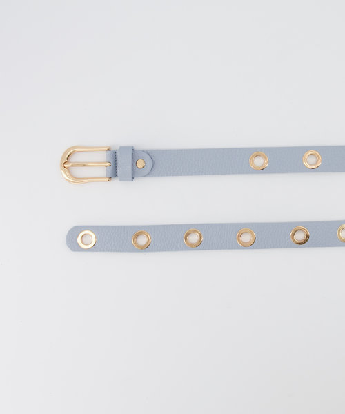 Avery - Classic Grain - Belts with buckles - Blue - D92 - Gold