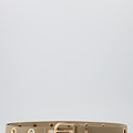 Avery - Classic Grain - Riemen met gesp - Taupe - D05 - Goudkleurig