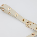 Avery - Classic Grain - Belts with buckles - Beige - Ecru D37 - Gold