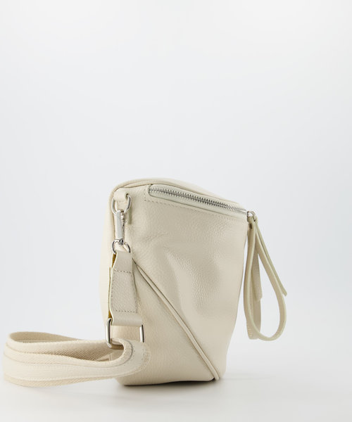 Nieuw Romsa - Classic Grain - Crossbody bags - Beige - Ecru D37 - HALF - Silver