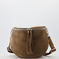 Romsa - Suede - Crossbody bags - Taupe - 24 - Silver