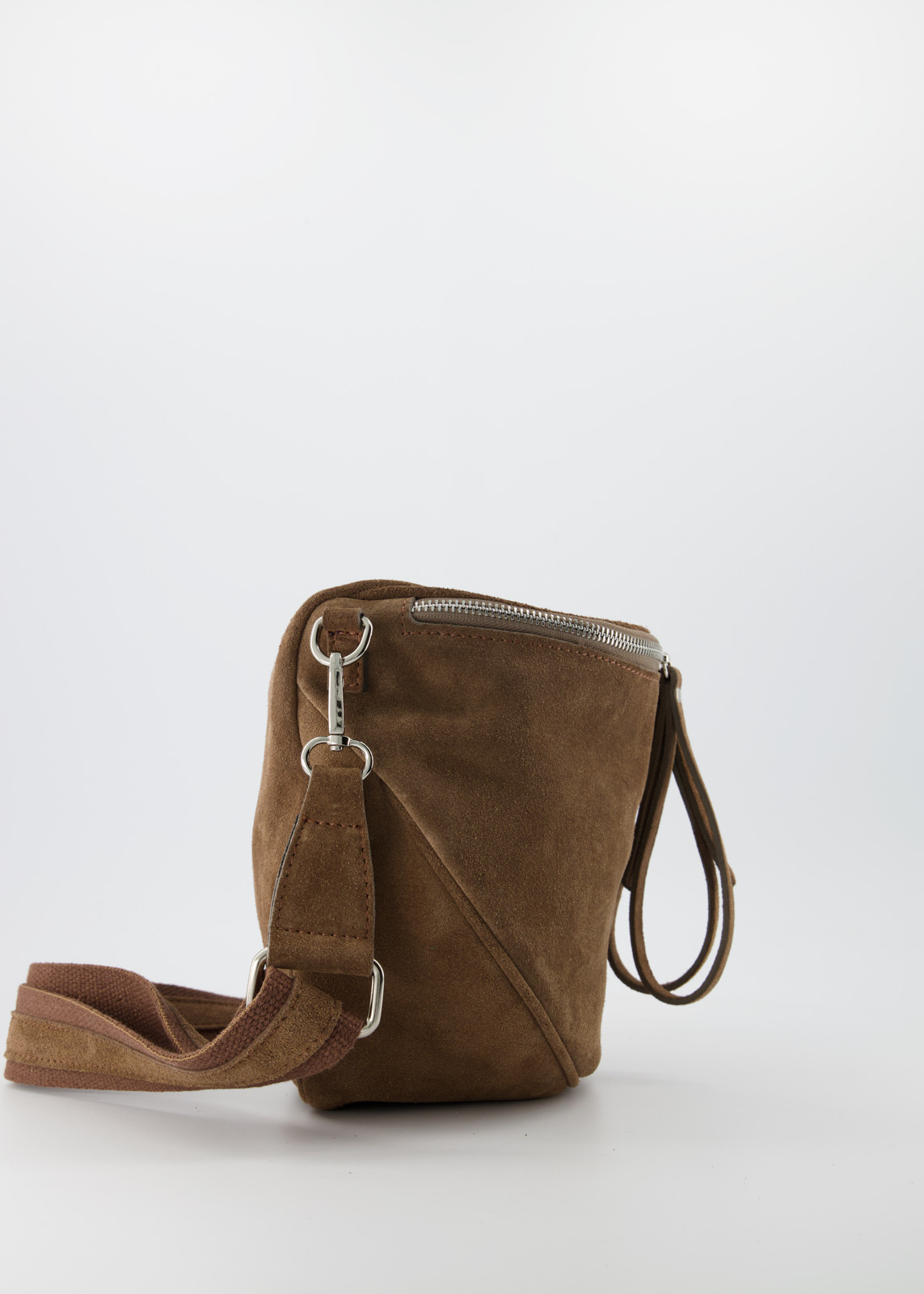 Womens Soft Taupe Leather Crossbody Bag Organiser | A1 Fashion Goods