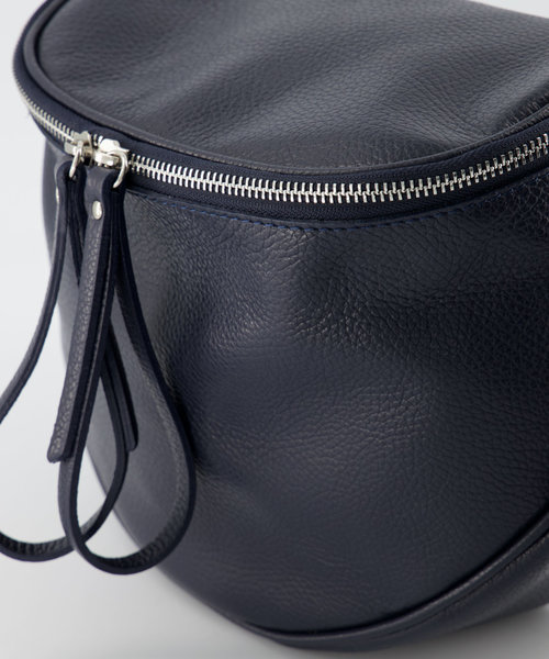 Romsa - Classic Grain - Crossbody bags - Blue - D26 - FULL - Silver
