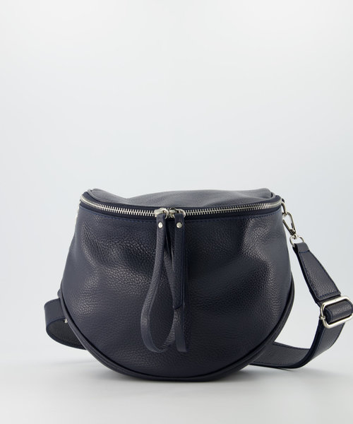Romsa - Classic Grain - Crossbody bags - Blue - D26 - FULL - Silver