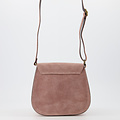 Leo - Suede - Crossbody bags - Pink - 50 - Bronze