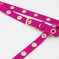 Avery - Suede - Belts with buckles - Pink - Fuchsia 16 - Gold