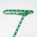 Avery - Suede - Belts with buckles - Green - 35 - Gold