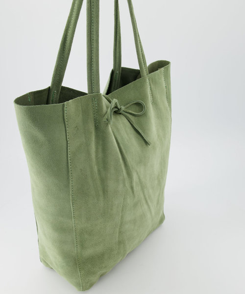 Mia - Suede - Shoulder bags - Green - 53 -