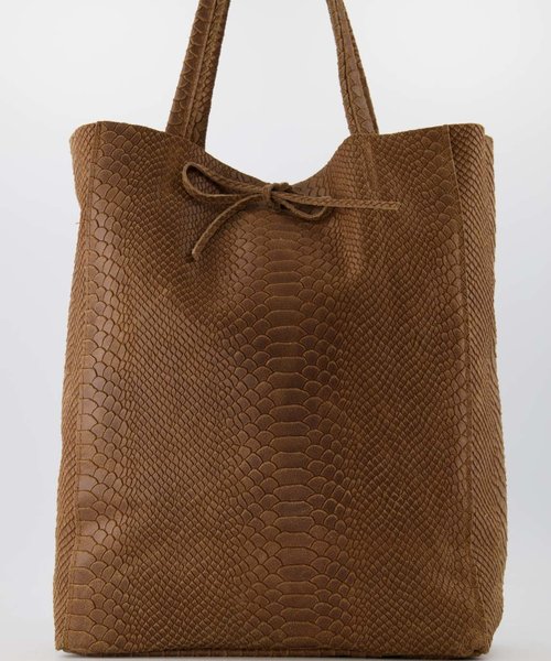 Mia - Snake - Shoulder bags - Taupe - 24 -