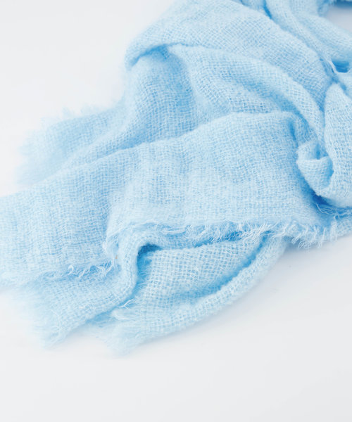 Boucle -  - Plain scarves - Blue -  -