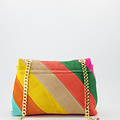 Rainbow Jumbo - Suede - Crossbody bags -  - Multi - Gold