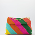 Rainbow Jumbo - Suede - Crossbodytassen -  - Multi - Goudkleurig