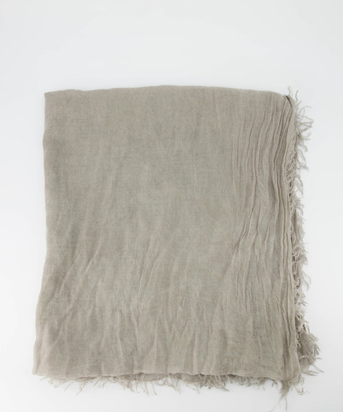 Tencel -  - Plain scarves - Taupe -  -