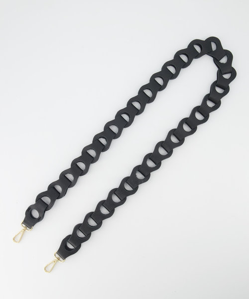 Brady Big - Classic Grain - Bag straps - Black - D28 - Gold