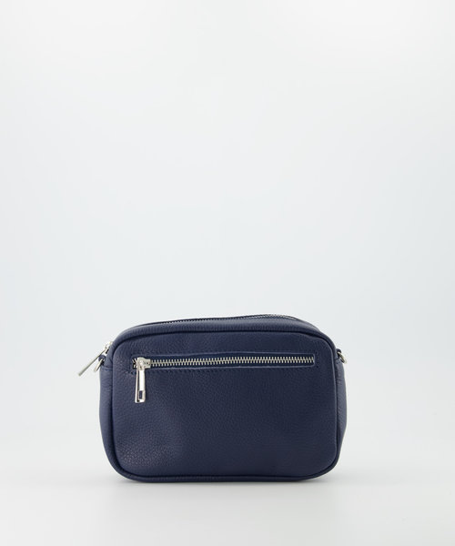 Irene - Classic Grain - Crossbody bags - Blue - Navy T0142 - Silver