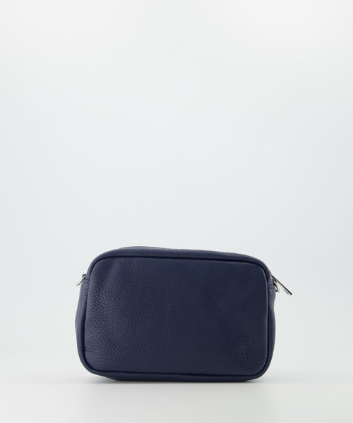 Irene - Classic Grain - Crossbody bags - Blue - Navy T0142 - Silver